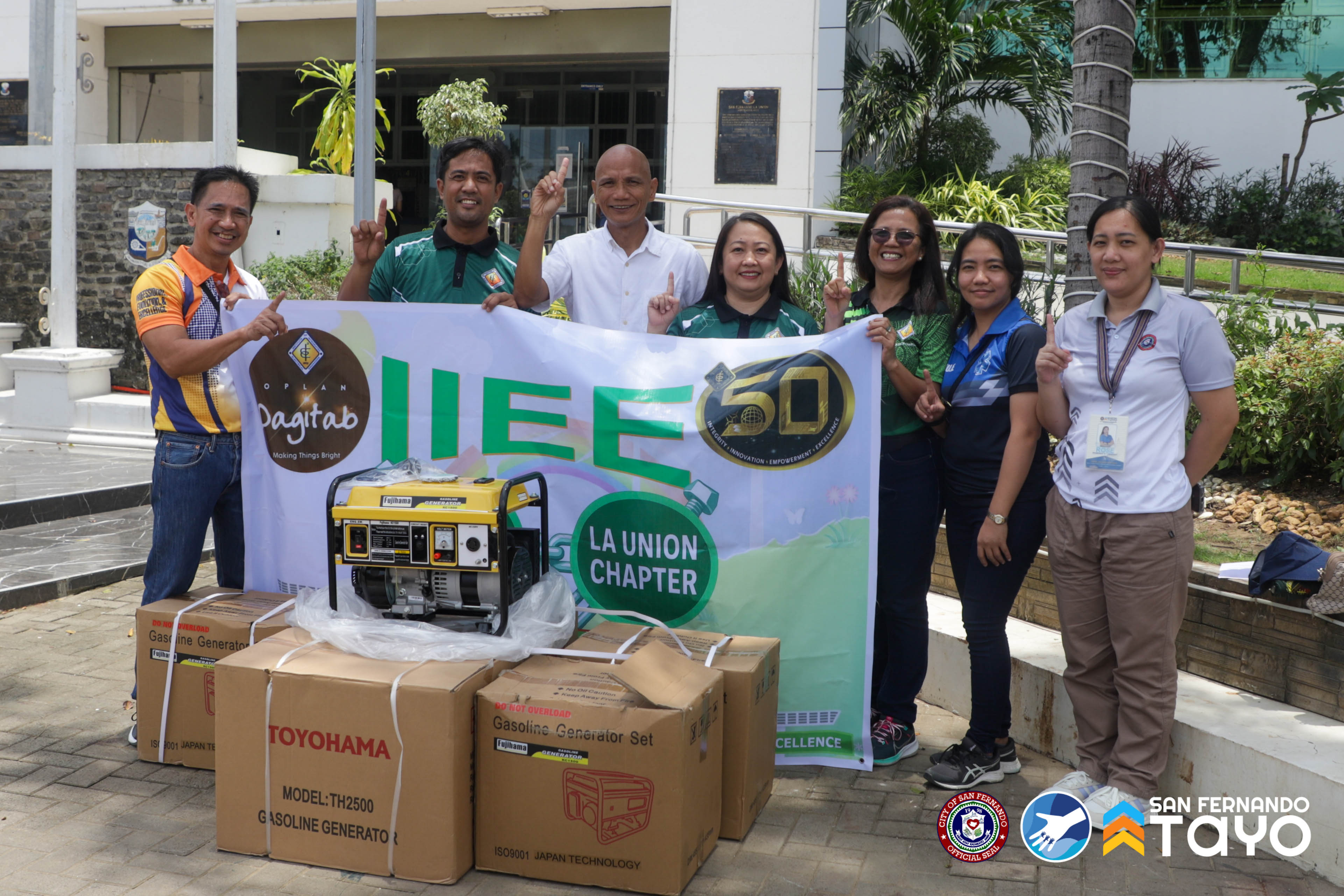 GASOLINE ENGINE GENERATOR, HANDOG NG IIEE SA CGSFLU